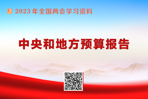 中央和地方预算报告